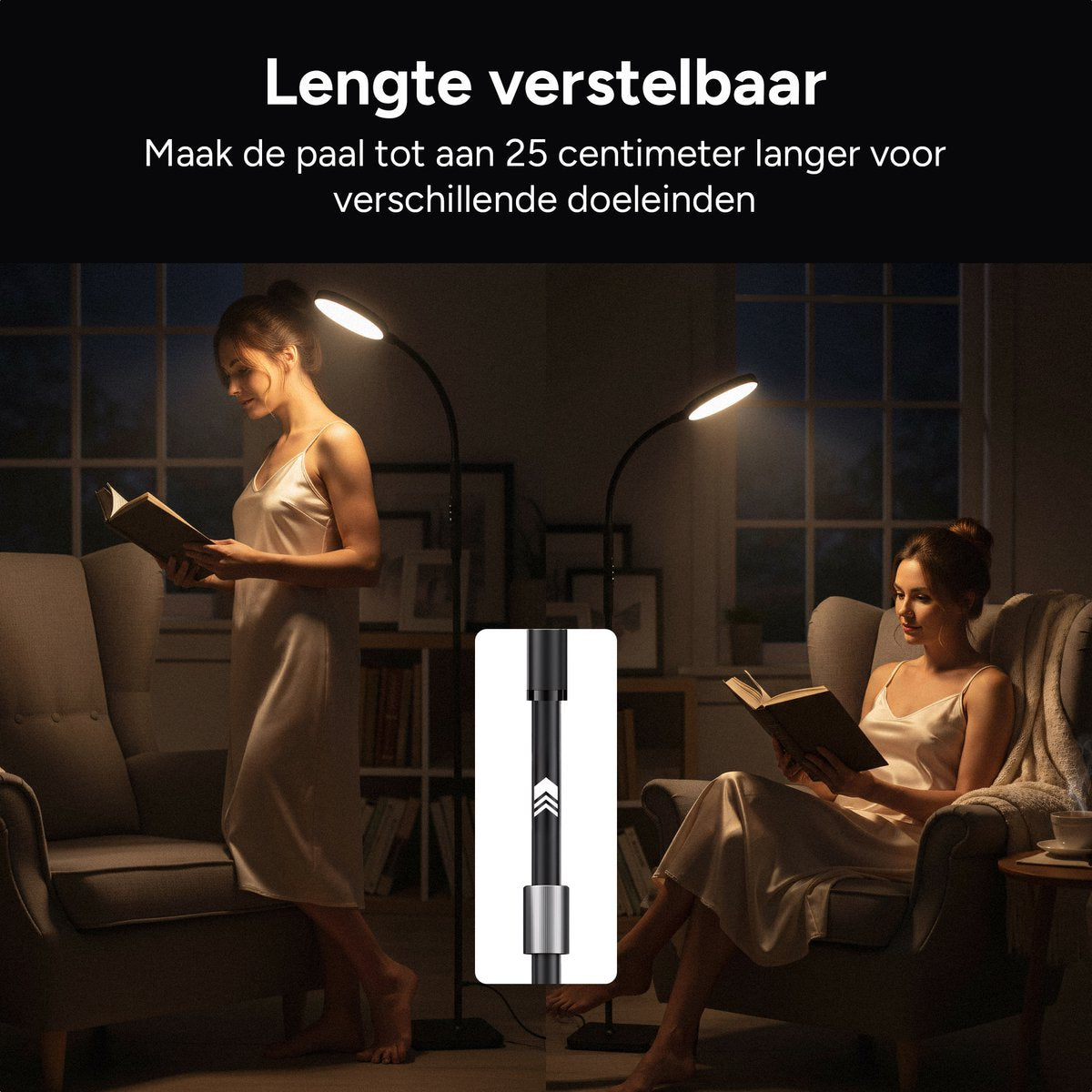 Vloerlamp met afstandsbediening