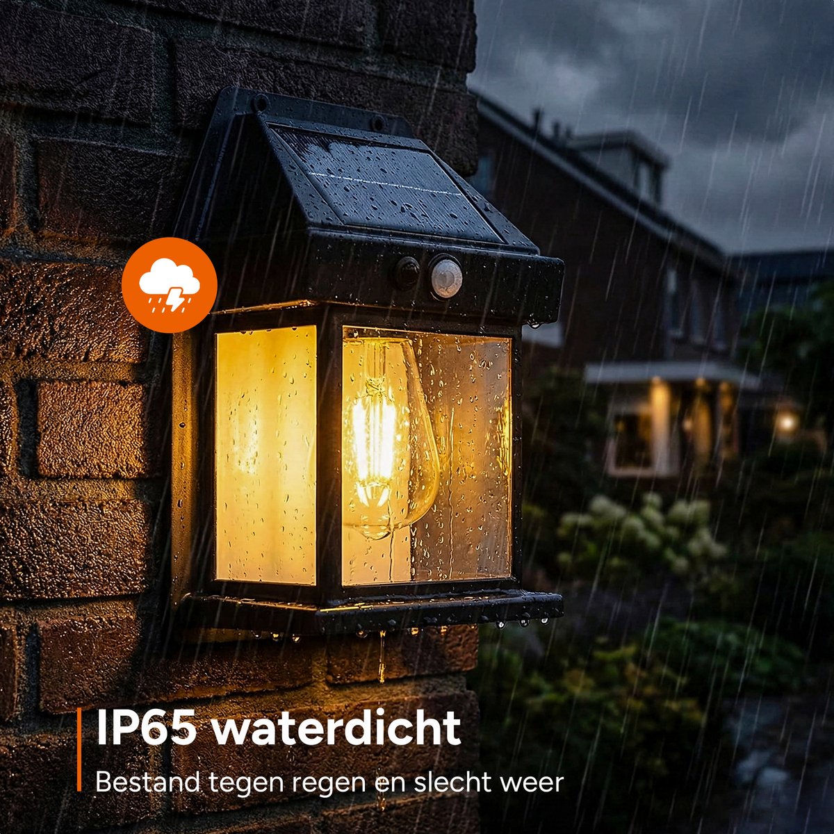 Solar Buitenlamp met Bewegingssensor - 2 Stuks