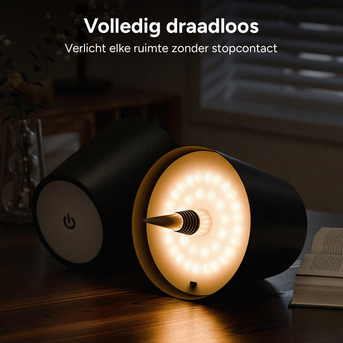 Flessenlamp 2 Stuks - Draadloos en Oplaadbaar