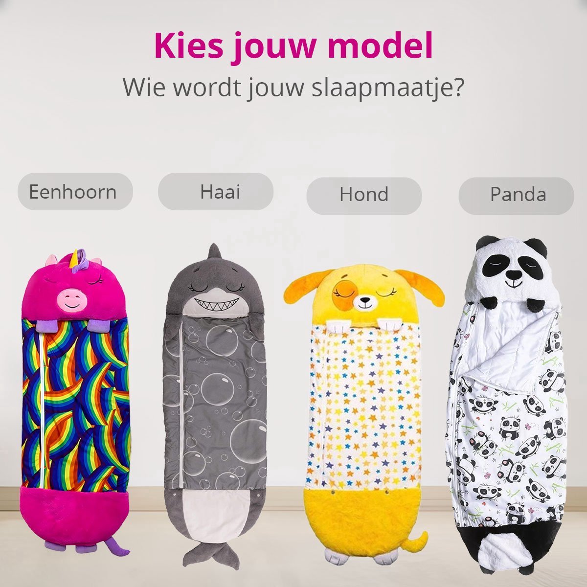 Kinderslaapzak Eenhoorn tot 12 Jaar - Geschikt tot 150 cm Lichaamslengte