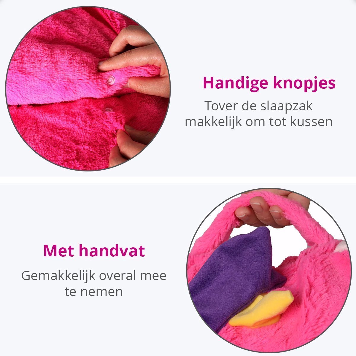 Kinderslaapzak Eenhoorn tot 12 Jaar - Geschikt tot 150 cm Lichaamslengte