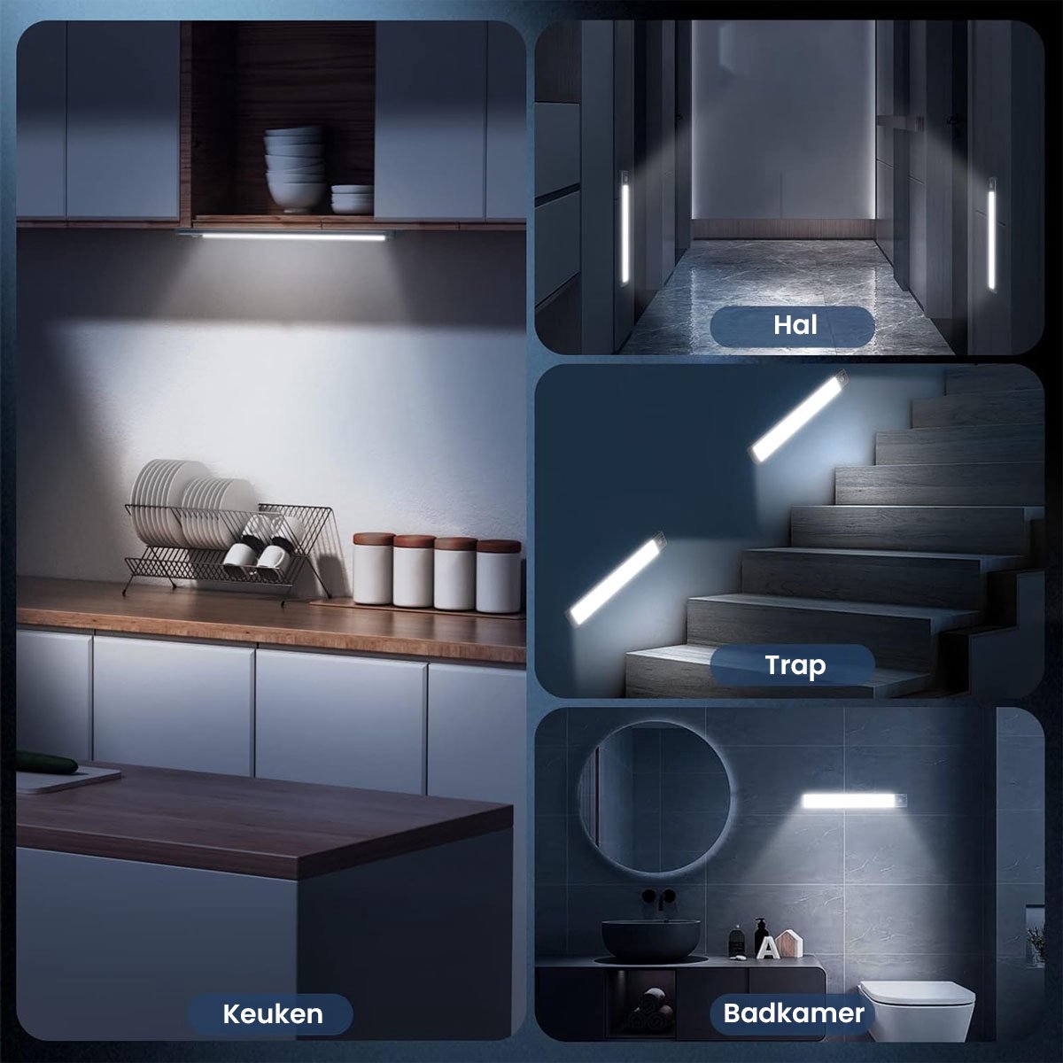 LED Verlichting met Bewegingssensor - 2 Stuks