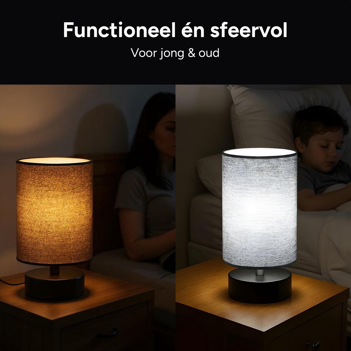 Nachtlamp - 3 Lichtkleuren