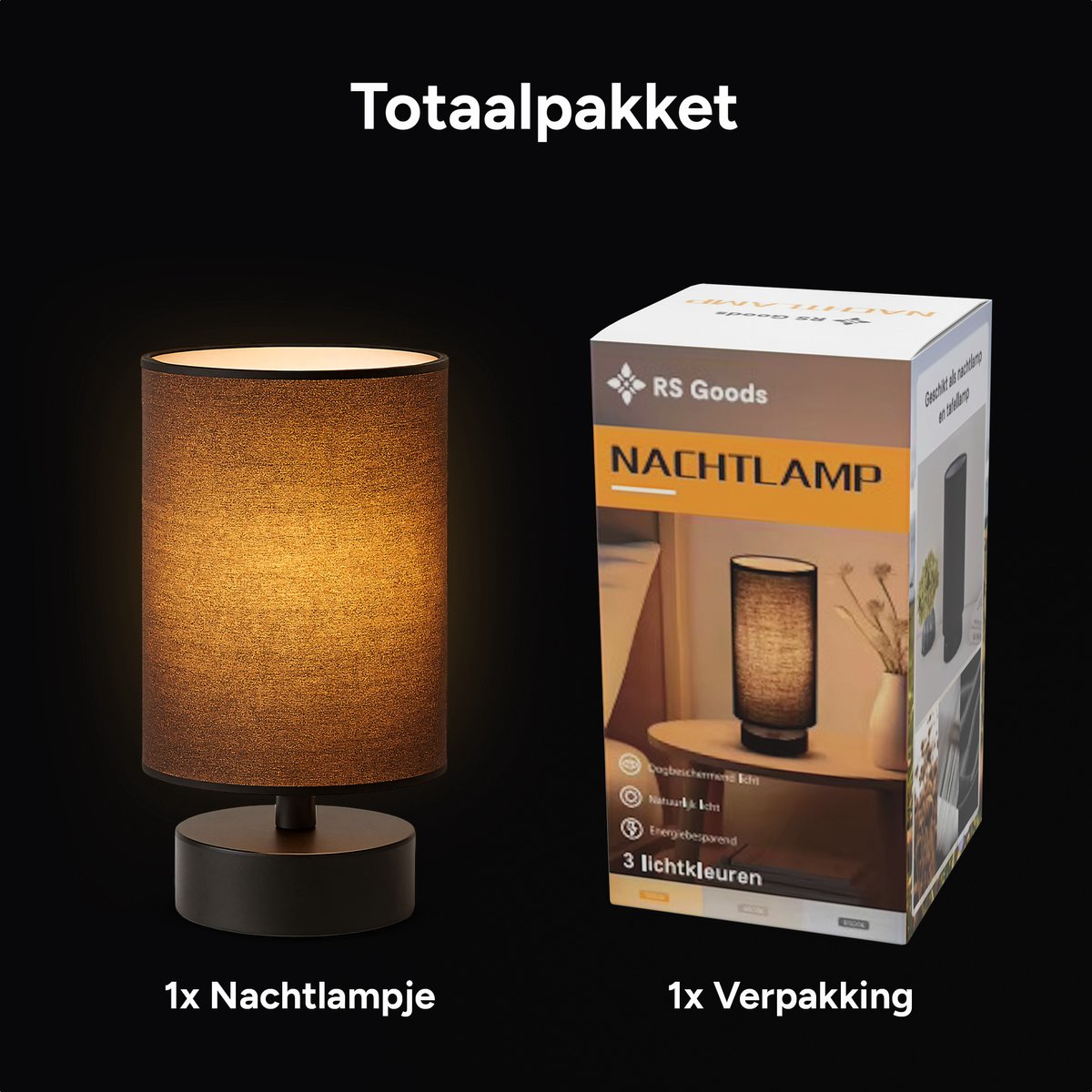 Nachtlamp - 3 Lichtkleuren