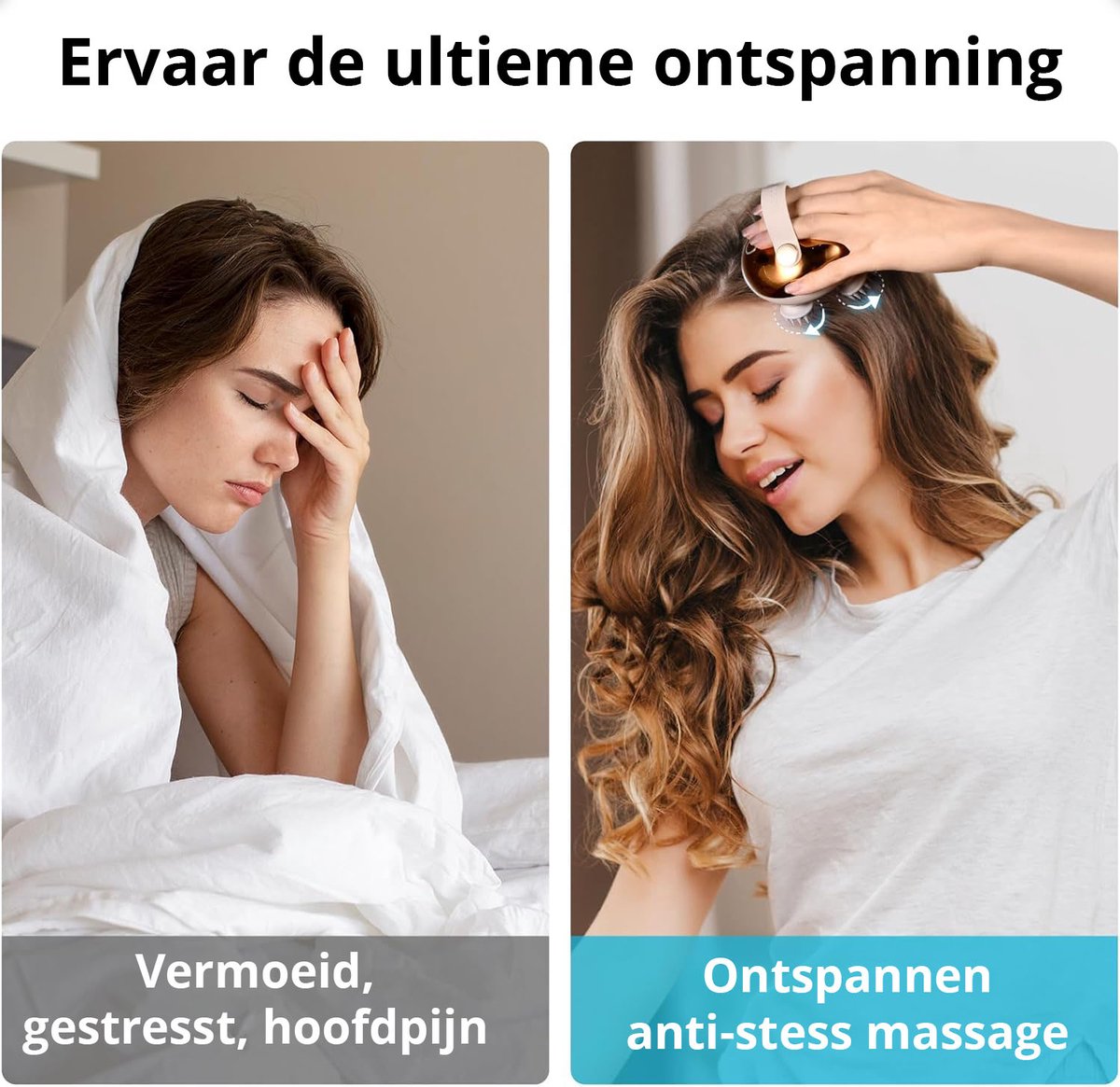 Elektrisch Hoofdmassage Apparaat - Goud