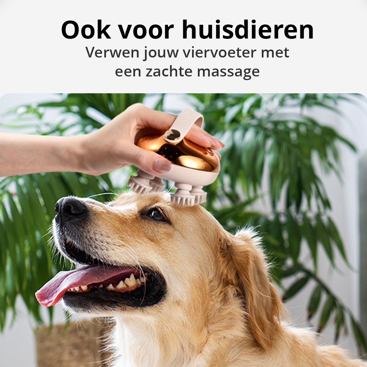 Elektrisch Hoofdmassage Apparaat - Goud
