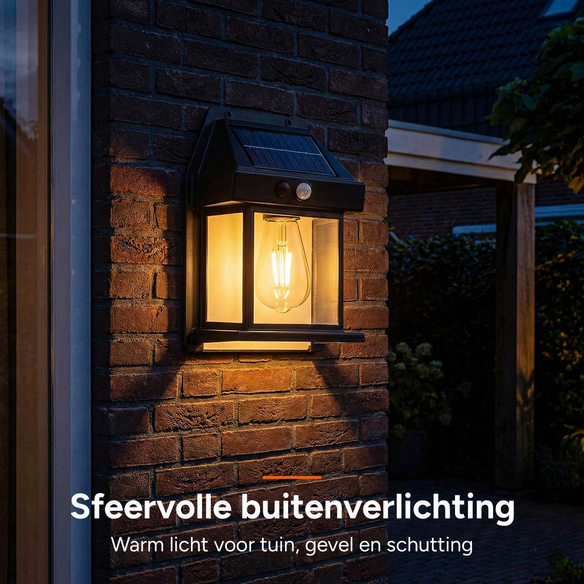 Solar Buitenlamp met Bewegingssensor - 2 Stuks