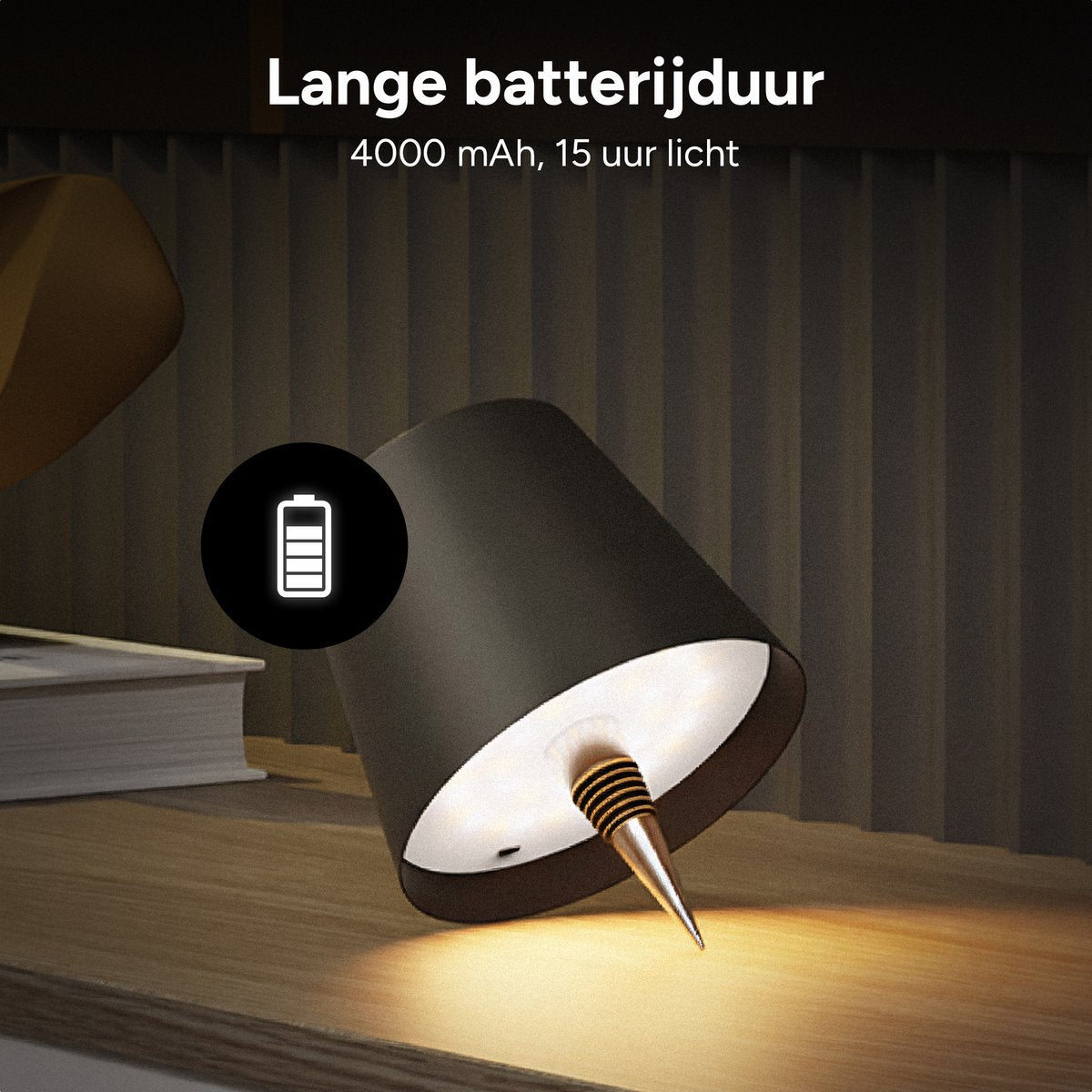Flessenlamp 2 Stuks - Draadloos en Oplaadbaar