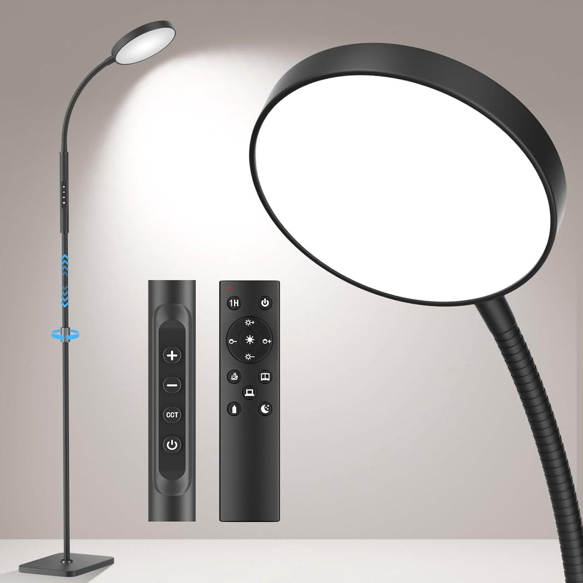 Vloerlamp met afstandsbediening