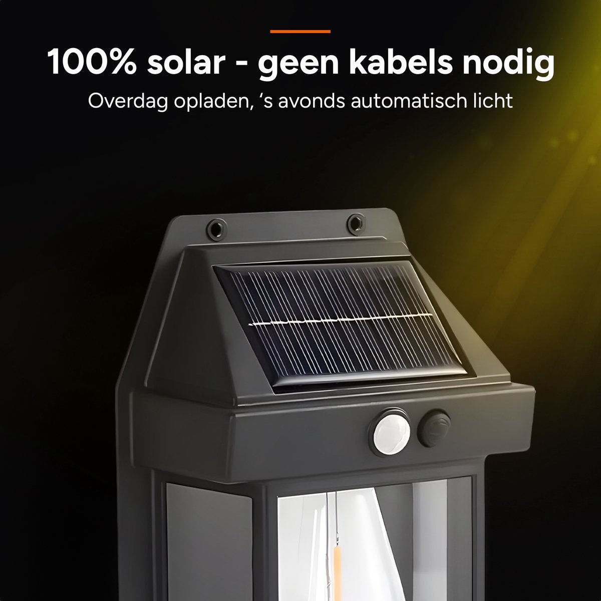 Solar Buitenlamp met Bewegingssensor - 2 Stuks