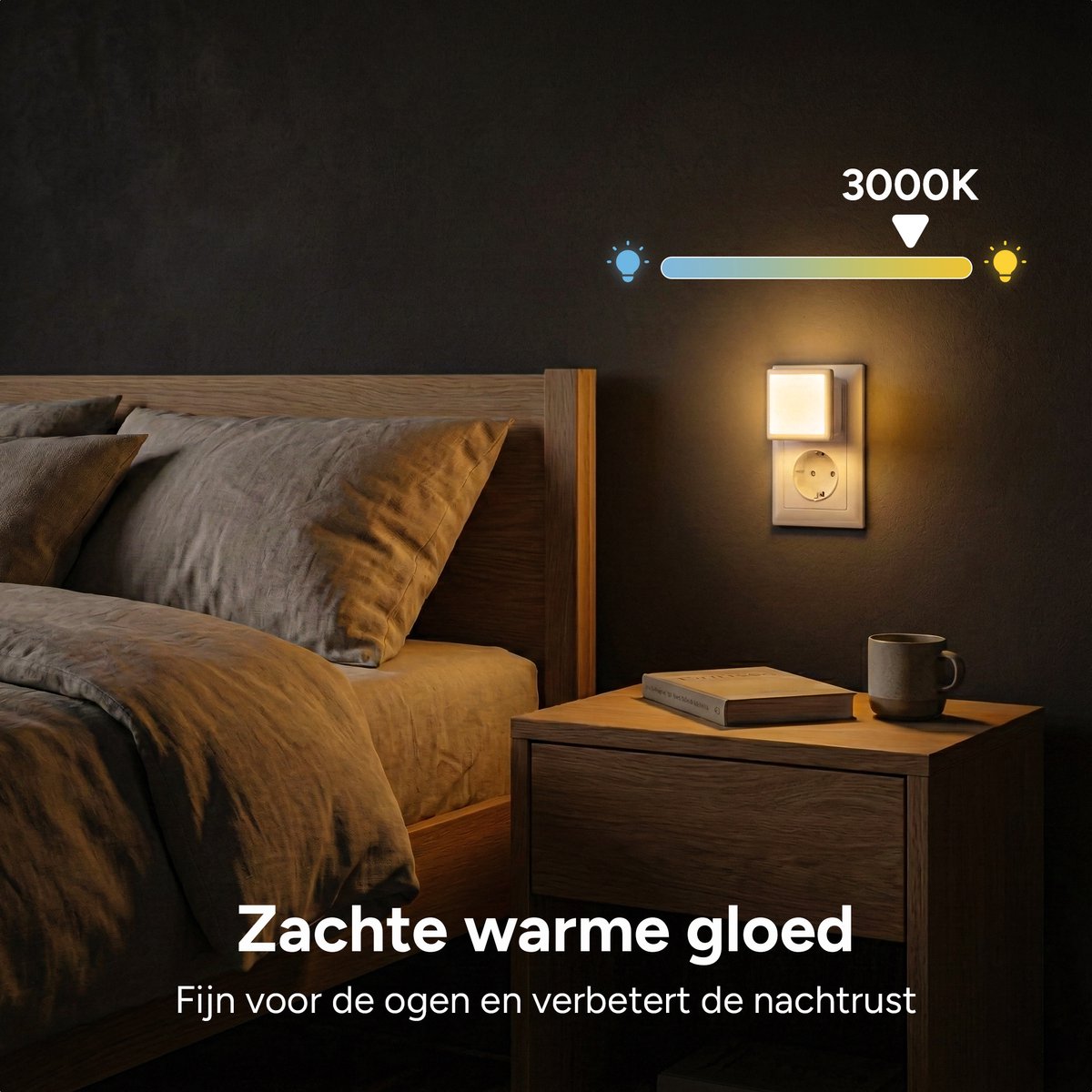 Nachtlampje Stopcontact - 2 Stuks