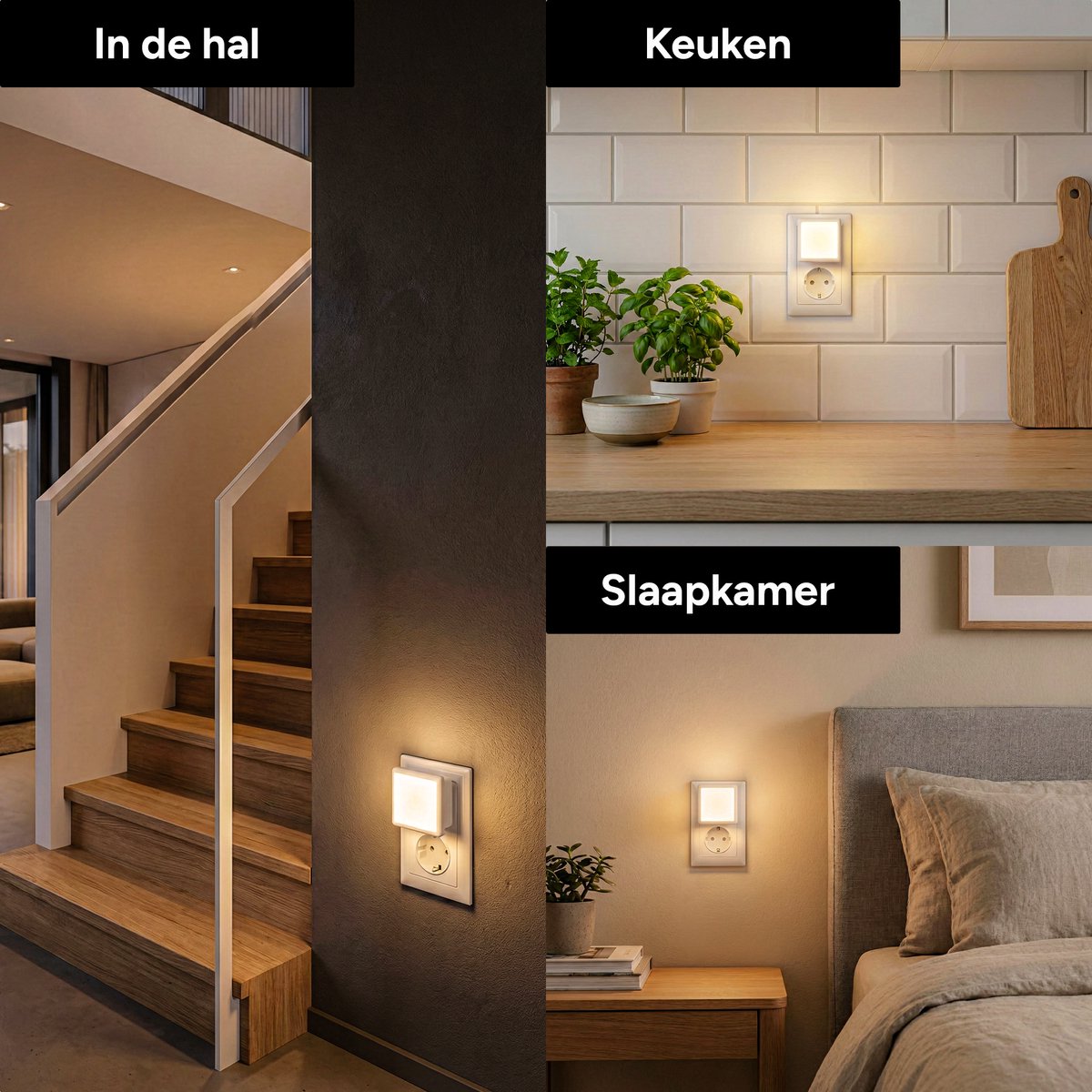 Nachtlampje Stopcontact - 2 Stuks