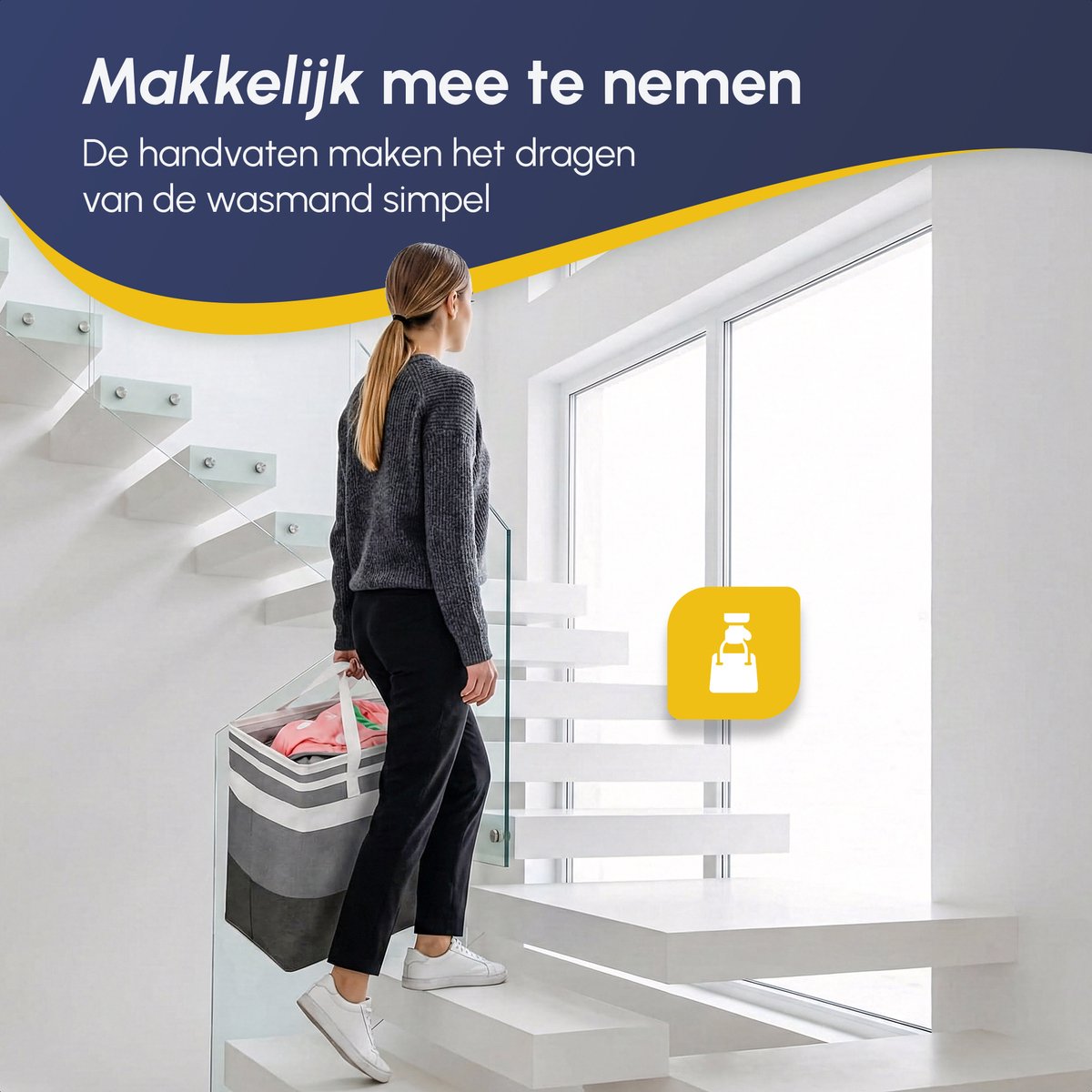 Wasmand 75 L - 2 Stuks