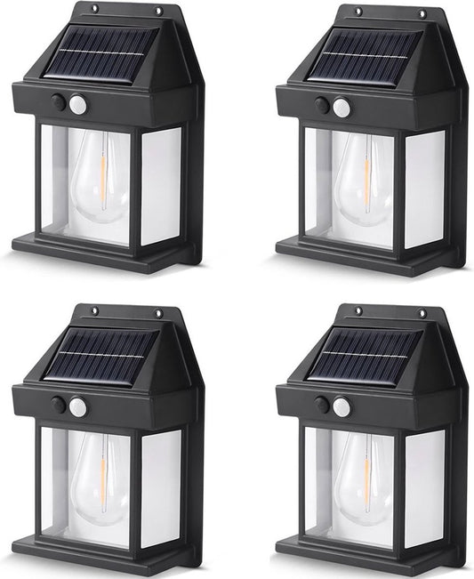 Buitenlamp op Zonne Energie - 4 Stuks