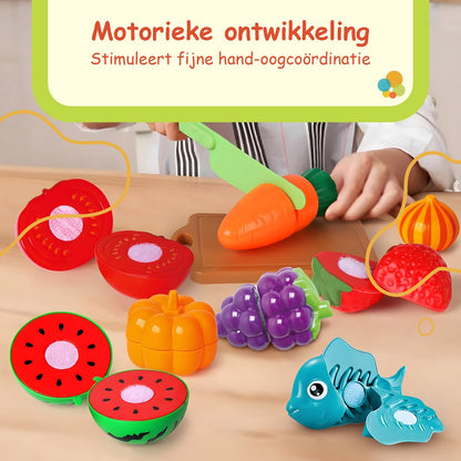 Sorteer Speelgoed Fruit Set - 35 Onderdelen