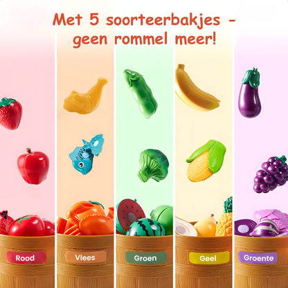 Sorteer Speelgoed Fruit Set - 35 Onderdelen