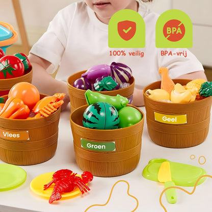 Sorteer Speelgoed Fruit Set - 35 Onderdelen