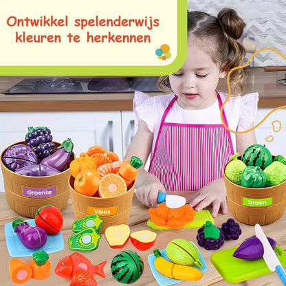 Sorteer Speelgoed Fruit Set - 35 Onderdelen