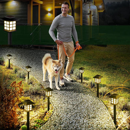 Tuinfakkels op Zonne Energie - 6 Stuks