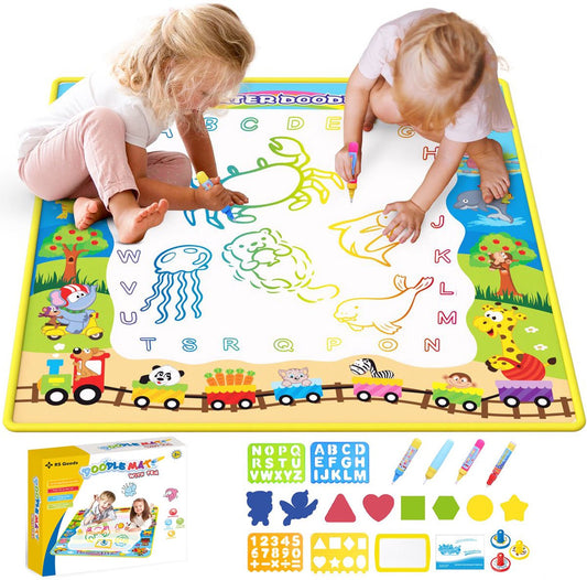 Water Tekenmat met 18 Accessoires
